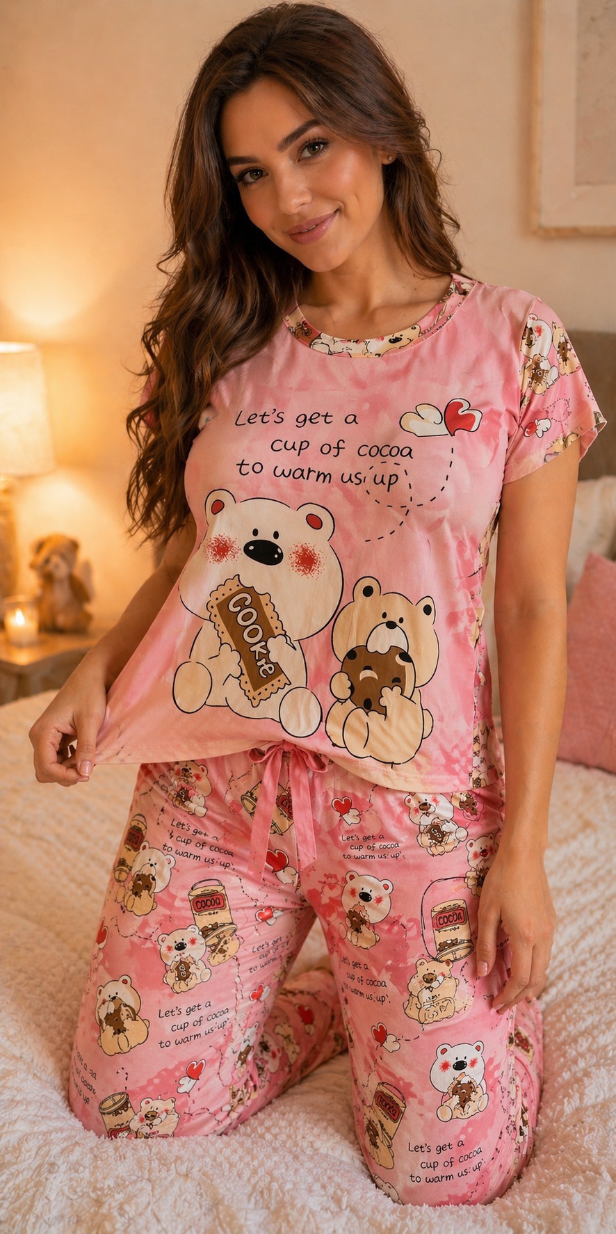 Pijama Importada de Dama 3 Piezas - Imagen 4
