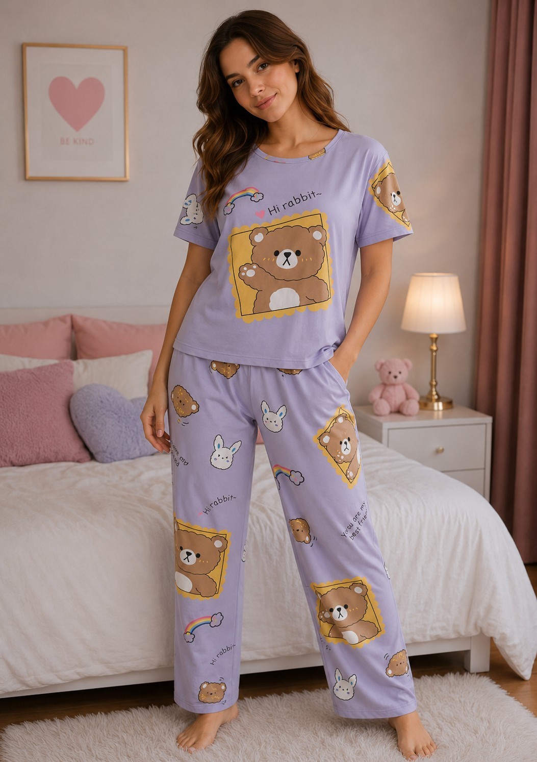 Pijama Importada de Dama 3 Piezas - Imagen 7