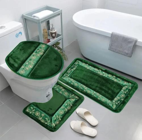 Set de Baño 3 Piezas Bordado