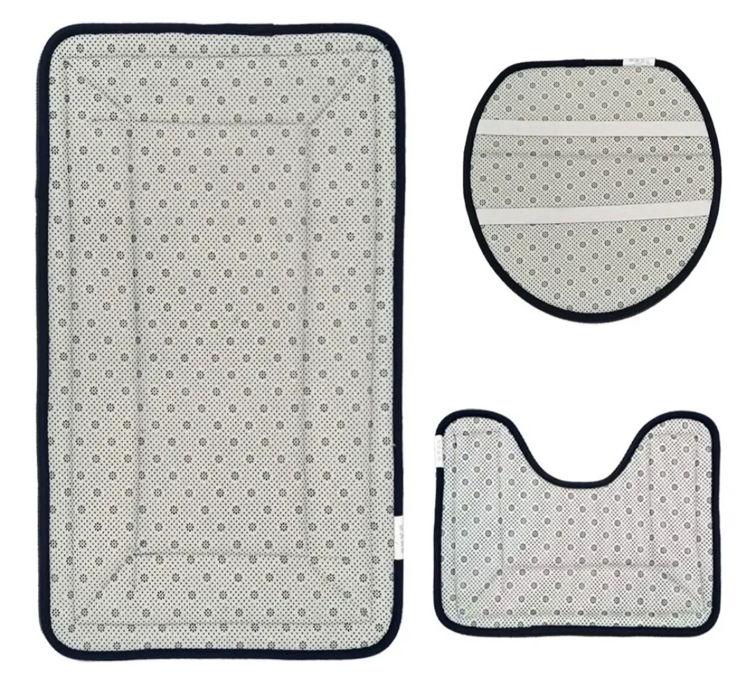 Set de Baño 3 Piezas Bordado - Imagen 5