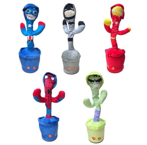 Cactus Bailarin Marvel Repetidor Voz Recargable (zj081)