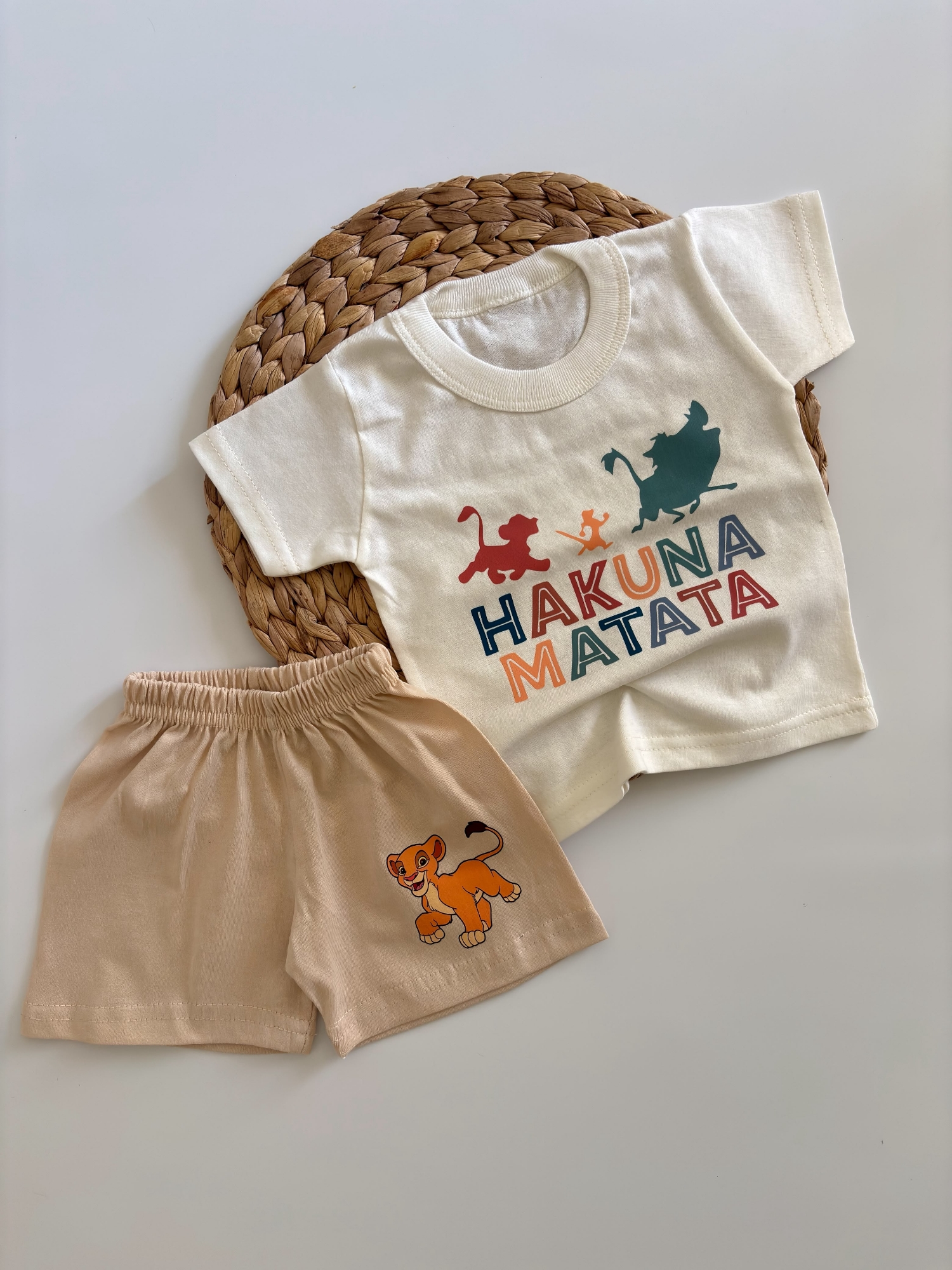 Conjunto de Verano Bebe Hakuna Matata - Imagen 3