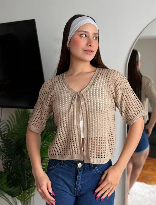 Cardigan Calado