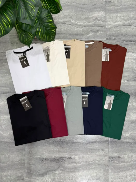 Remeras Lisas de Algodón Peinado 20,1 Unisex