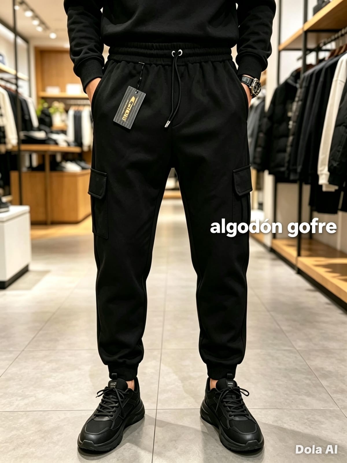Pantalón de Algodón  Gofre - Imagen 2