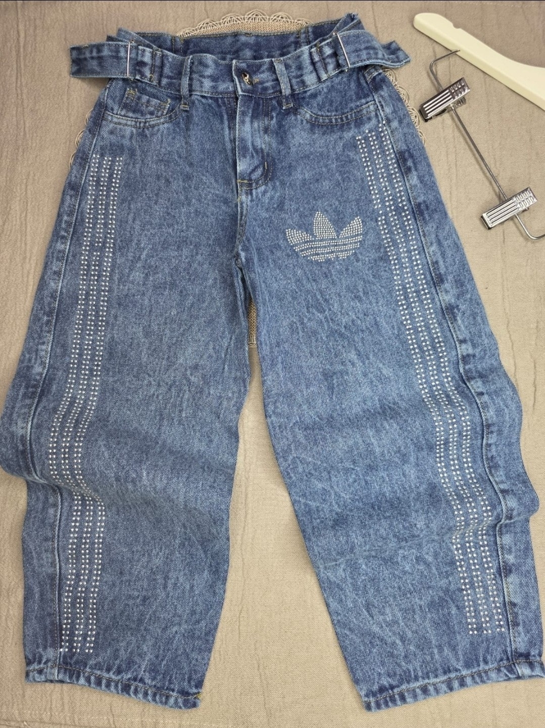 Jean's Baggy Adi Azul con Brillo para Nena. - Imagen 3