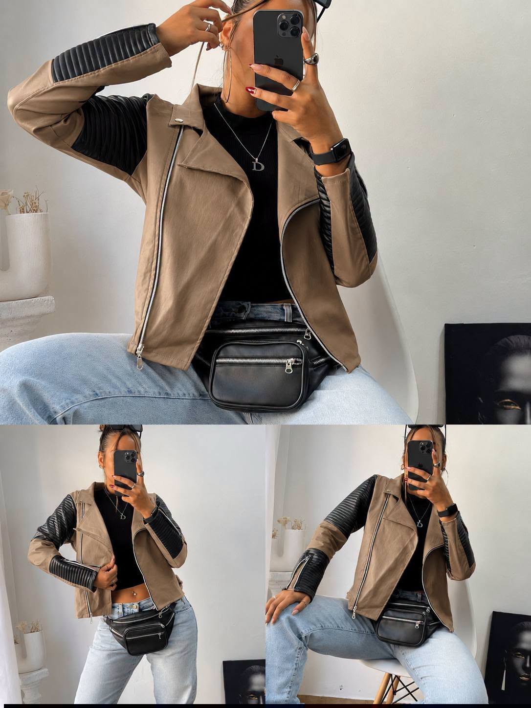 Disponible Campera Engomado Combinado - Imagen 4