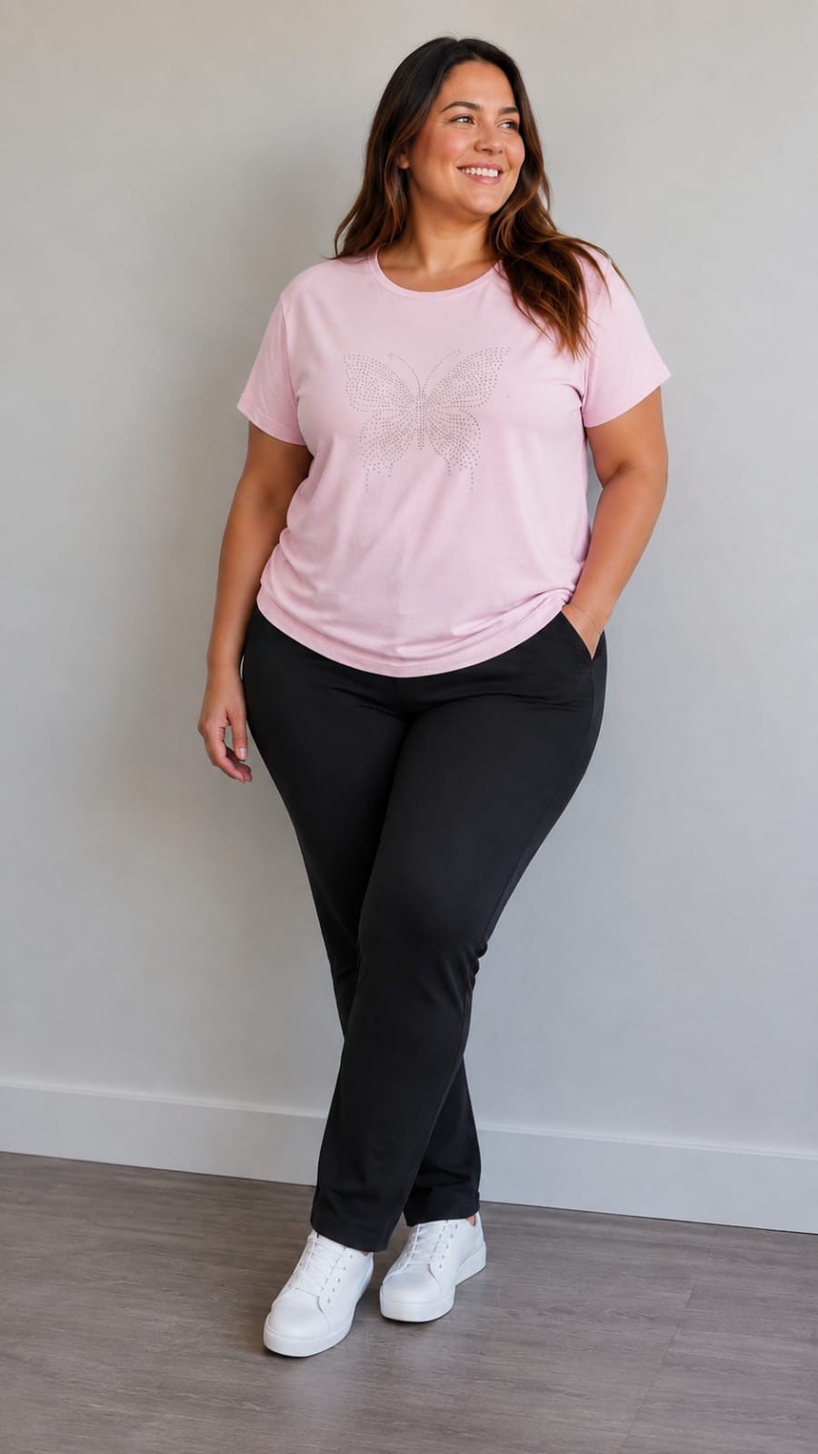Remera Modal Strass Talle Especial - Imagen 8