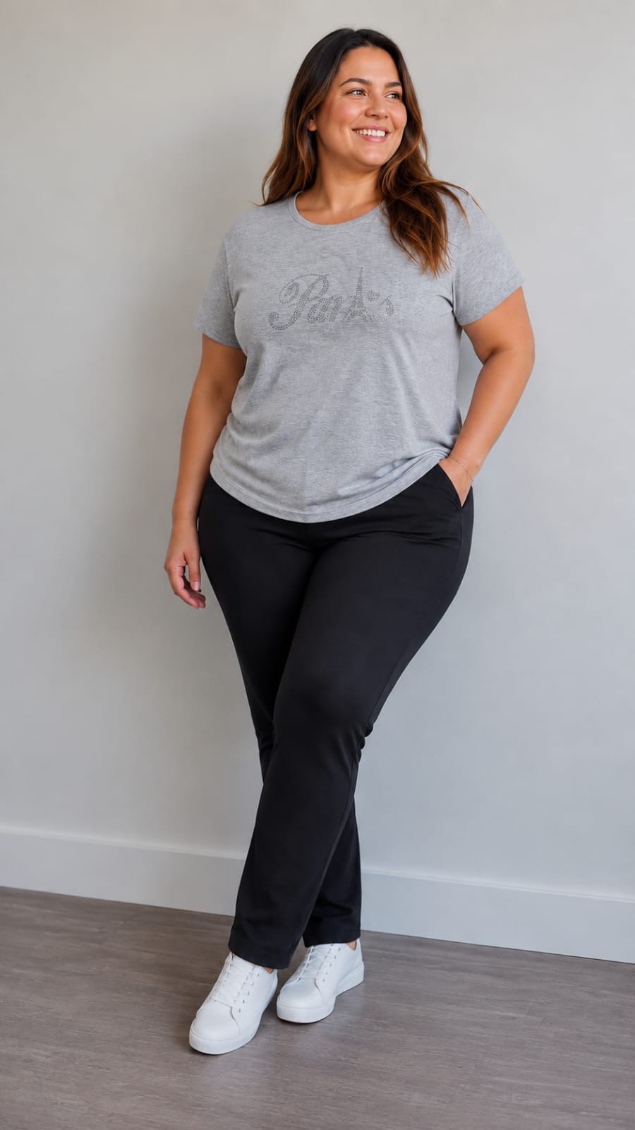 Remera Modal Strass Talle Especial - Imagen 9