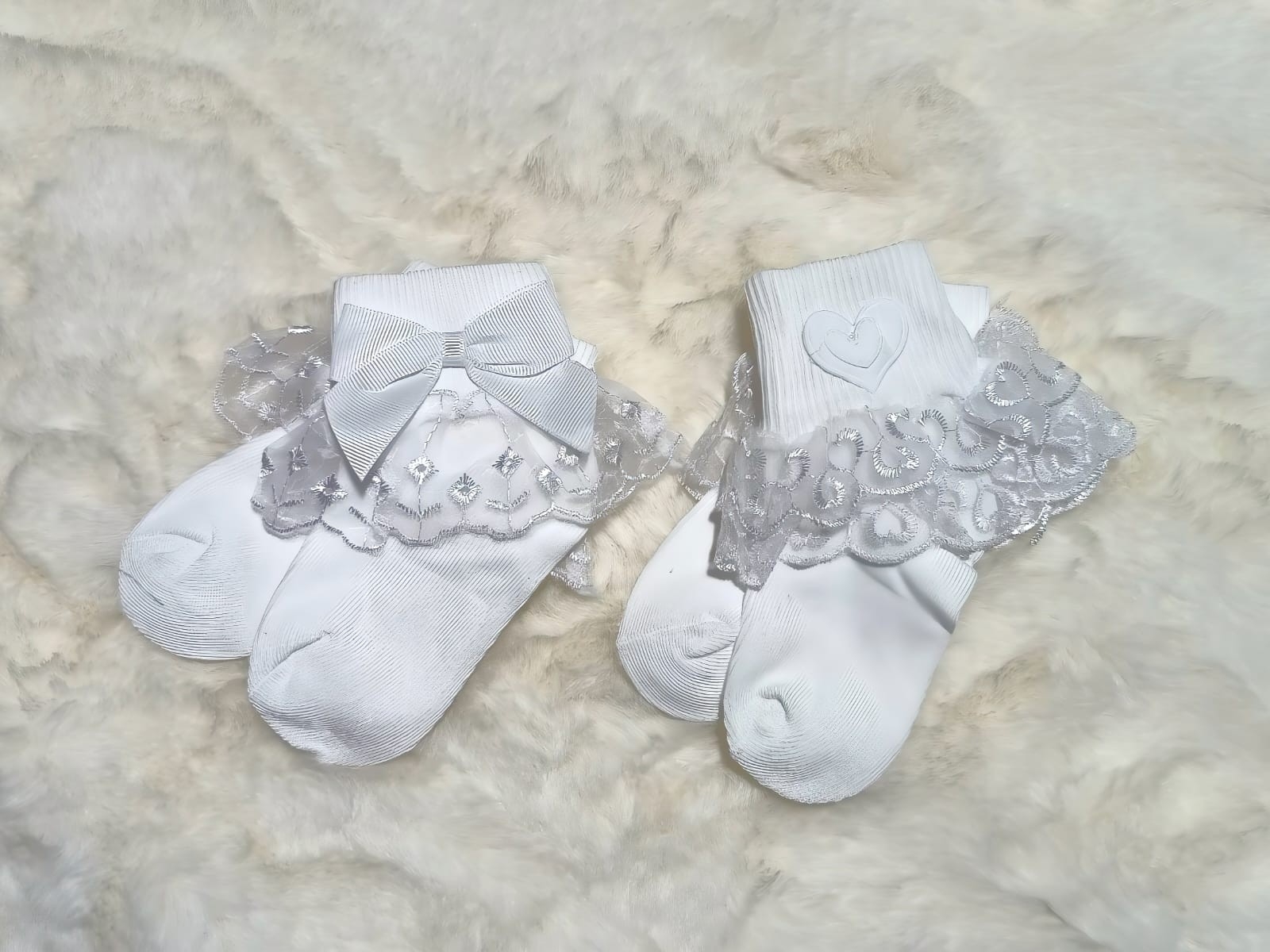 Medias con Puntilla para Bebas y Niñas - Imagen 3