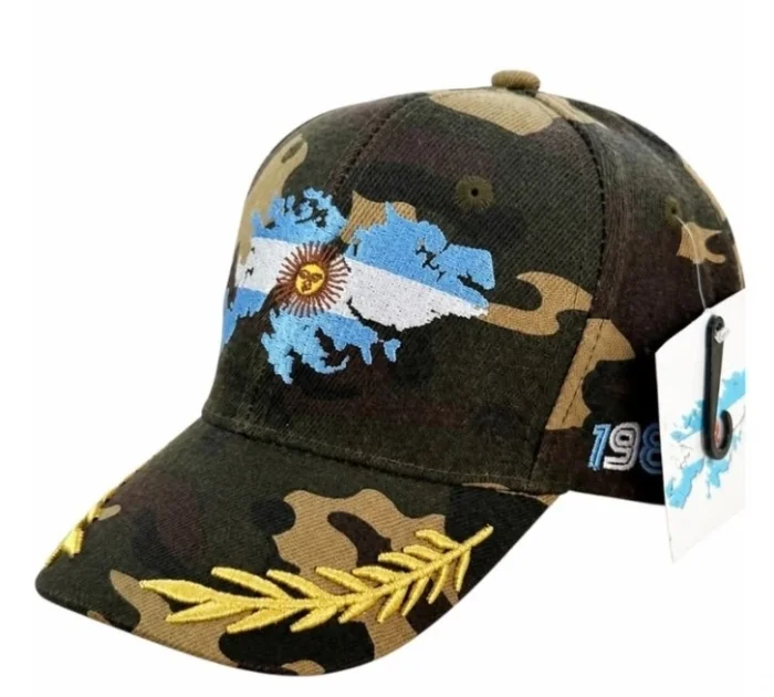 Gorra Importada Bordada Malvinas Argentinas