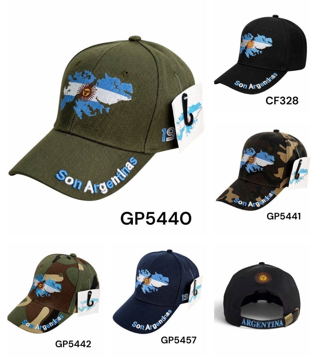 Gorra Importada Bordada Malvinas Argentinas - Imagen 2