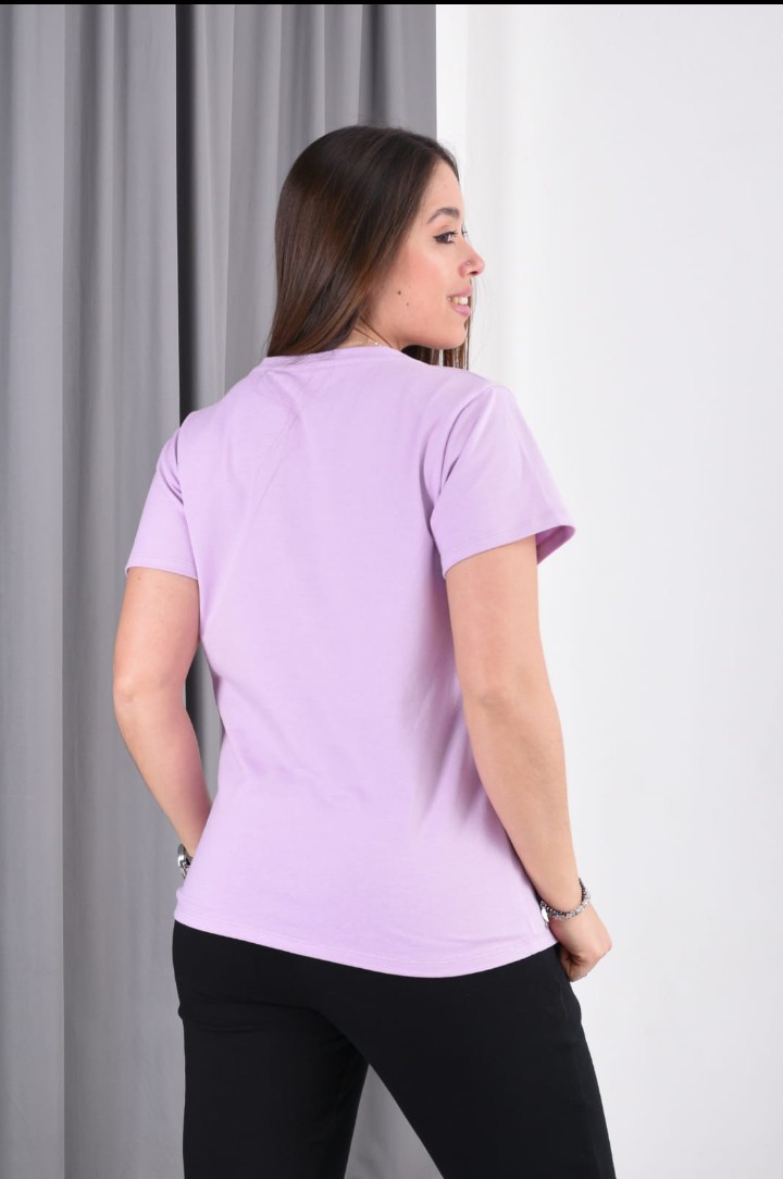 Remera Basica  en "v" ( Calidad Premiun) - Imagen 2