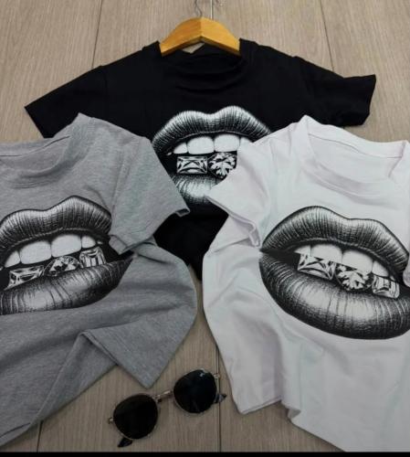 Baby Tee Boca de Algodon