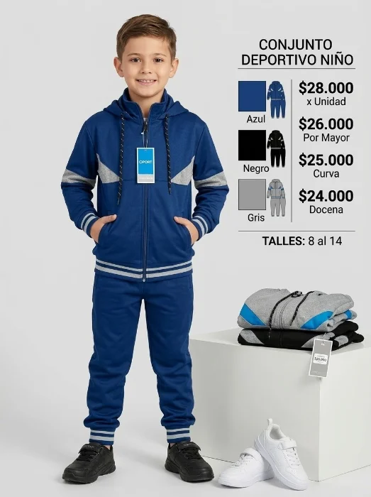 Conjunto Deportivo Niño Importado