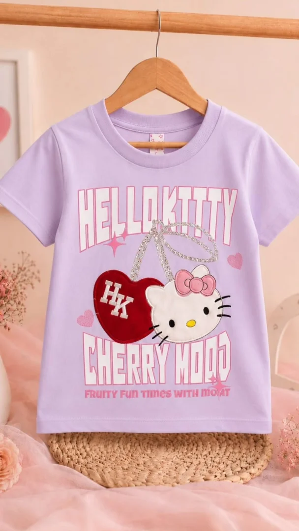 Remera de Nena Hello Kitty Bordado - Imagen 1