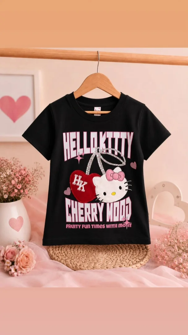 Remera de Nena Hello Kitty Bordado - Imagen 2