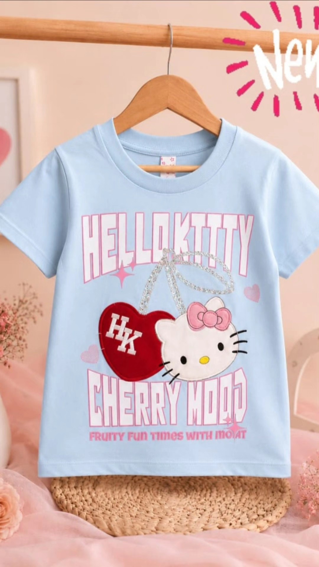 Remera de Nena Hello Kitty Bordado - Imagen 3