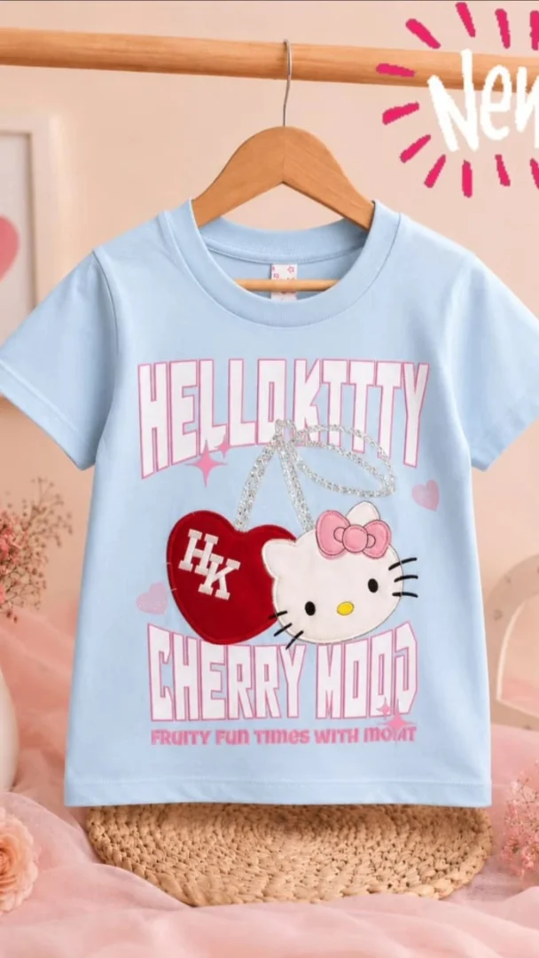 Remera de Nena Hello Kitty Bordado - Imagen 3