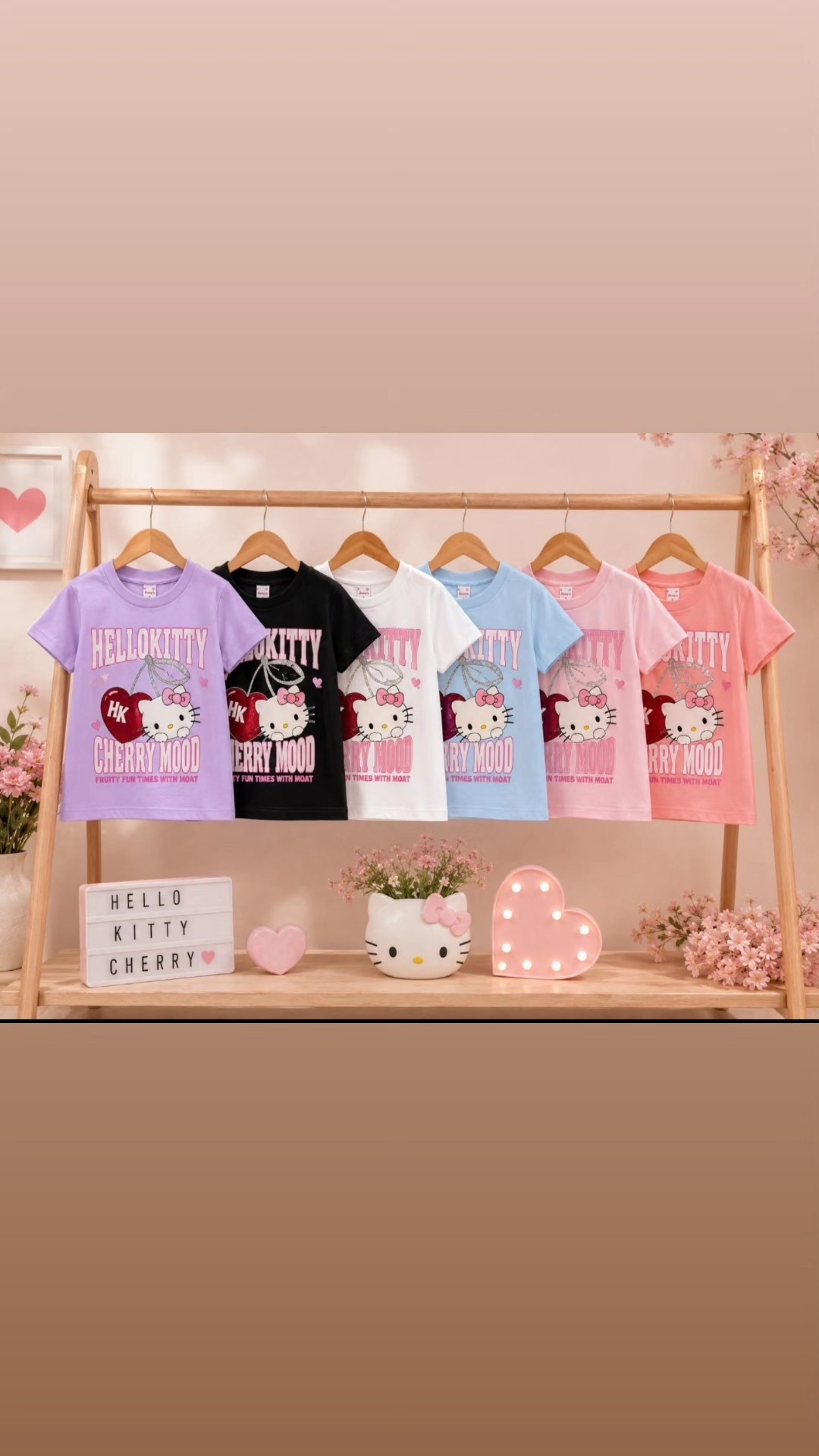 Remera de Nena Hello Kitty Bordado - Imagen 5