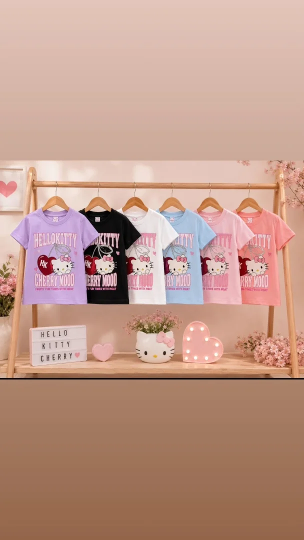 Remera de Nena Hello Kitty Bordado - Imagen 5