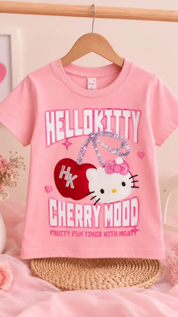 Remera de Nena Hello Kitty Bordado - Imagen 6