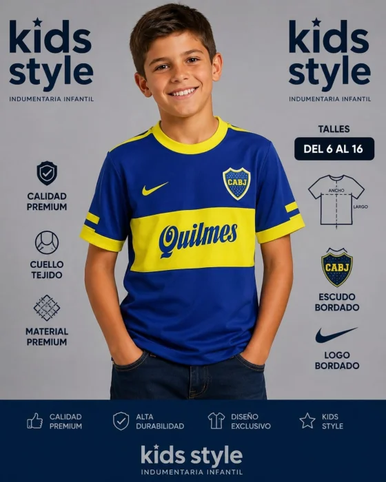 Camiseta de Boca Niño