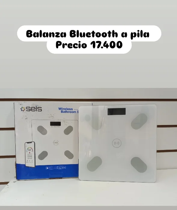 Balanza de Baño Bluetooth a Pila