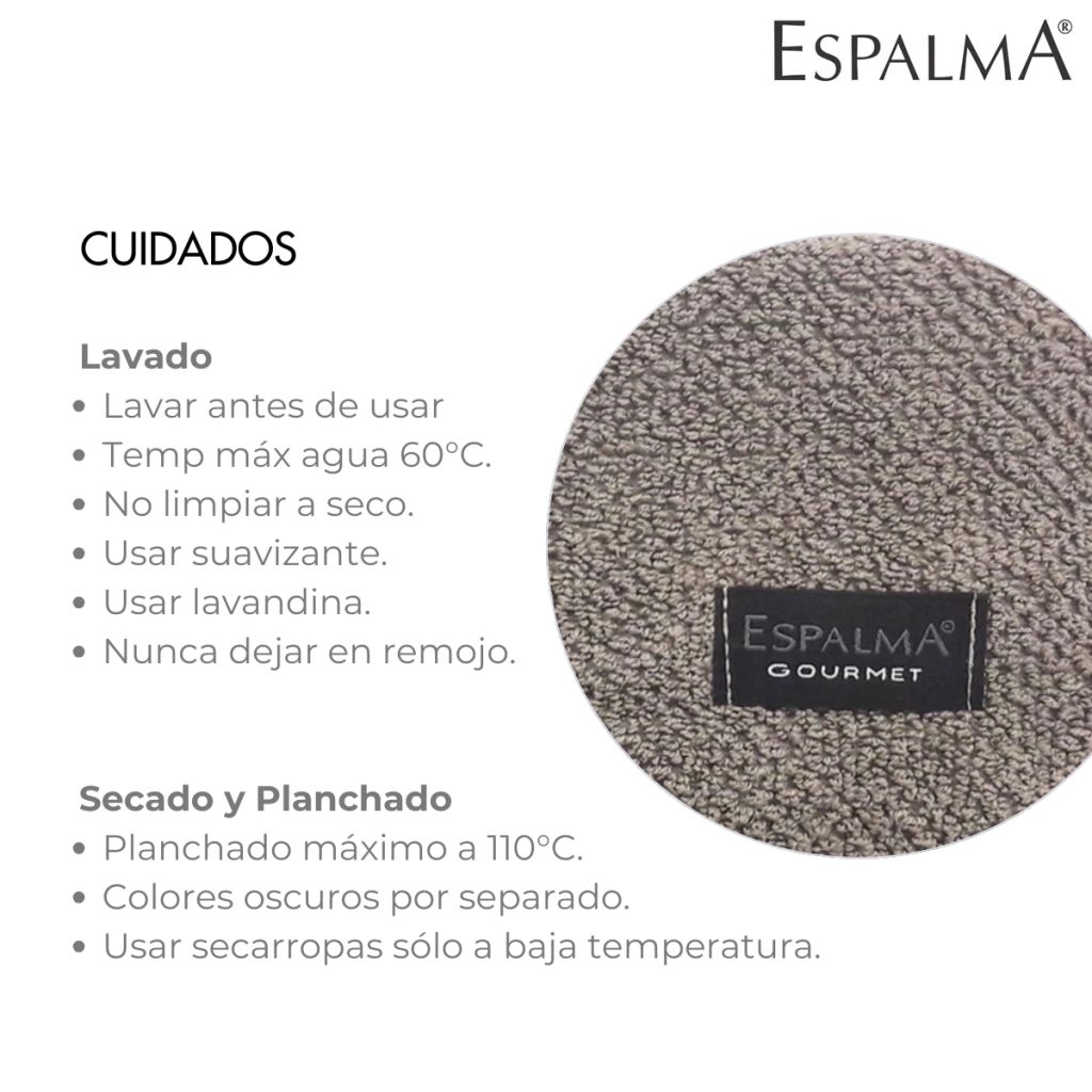 Repasadores X2 Espalma Gourmet Gris & Negro 100% Algodon - Repasadores%20espalma%20gris%20y%20negro5.jpg
