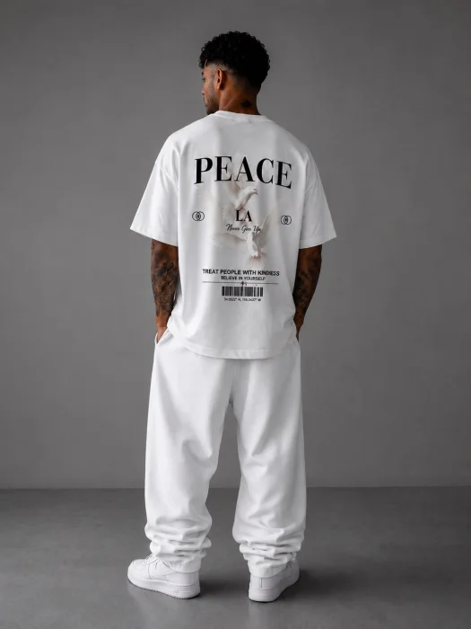 Remeras Oversize Peace | Algodon Premium