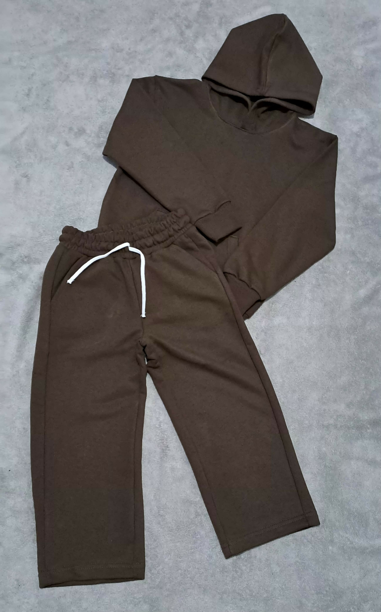 Conjutos Unisex Baggy + Buzo C/capucha. (rústico Peinado100% Algodón) - Imagen 2