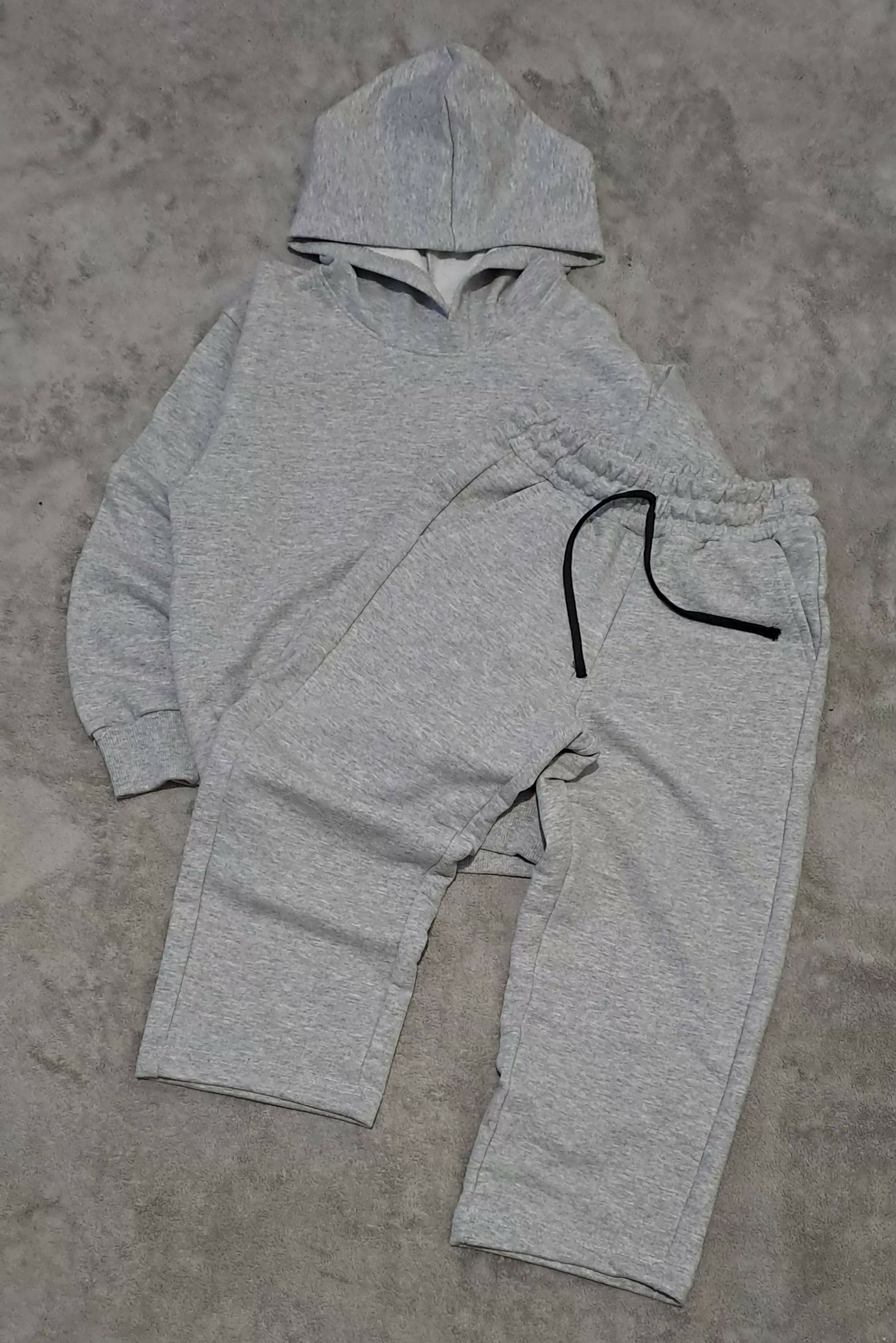 Conjutos Unisex Baggy + Buzo C/capucha. (rústico Peinado100% Algodón) - Imagen 3