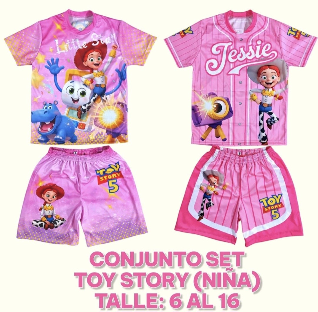 Conjunto Toy Story  de Niño Varios Diseño Talle 4 al 16 - Imagen 3