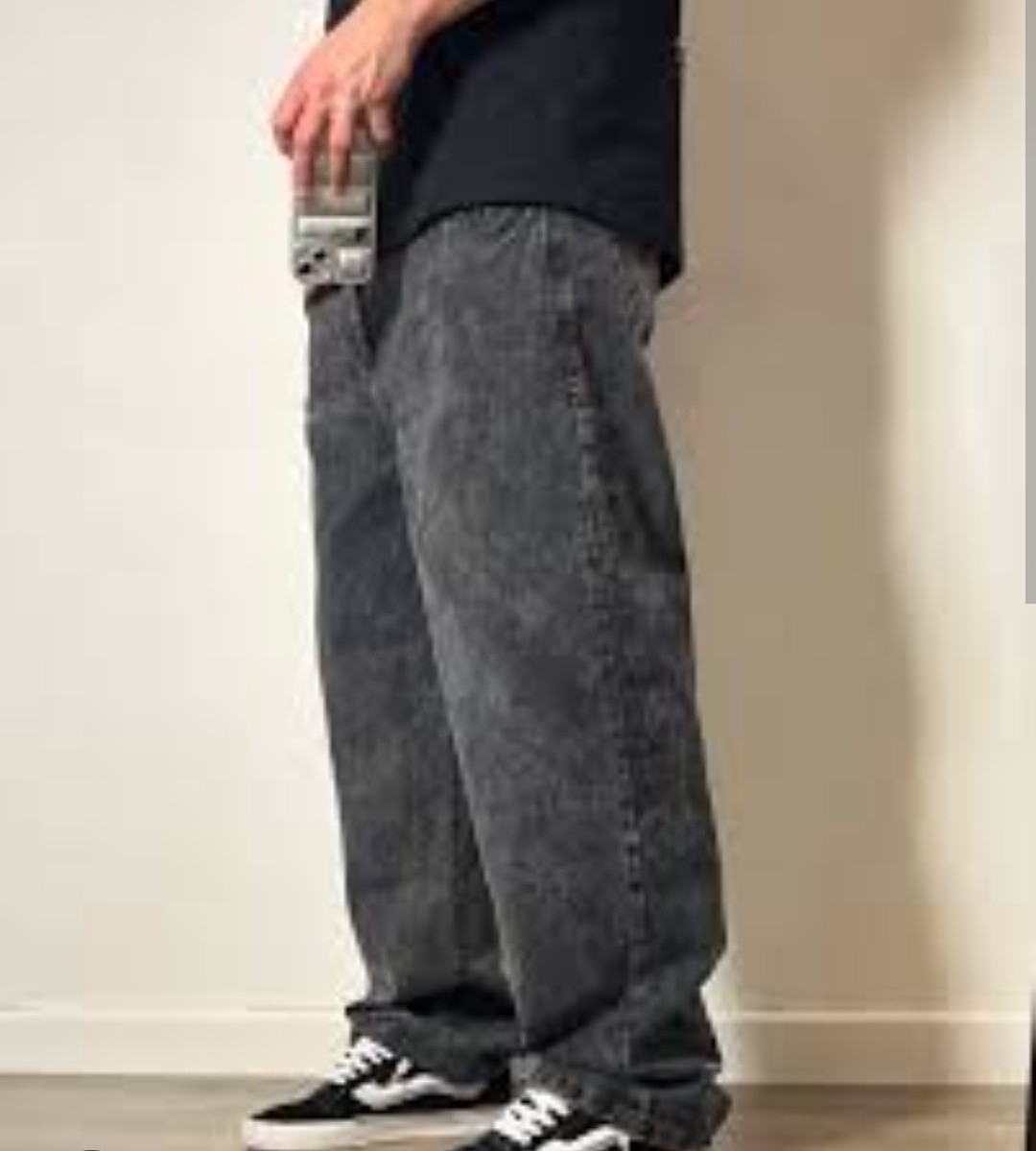 Baggy Jean Gris Bat - Imagen 2