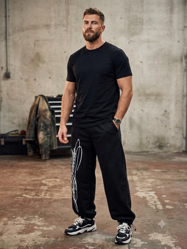 Pantalon Baggy Estampado