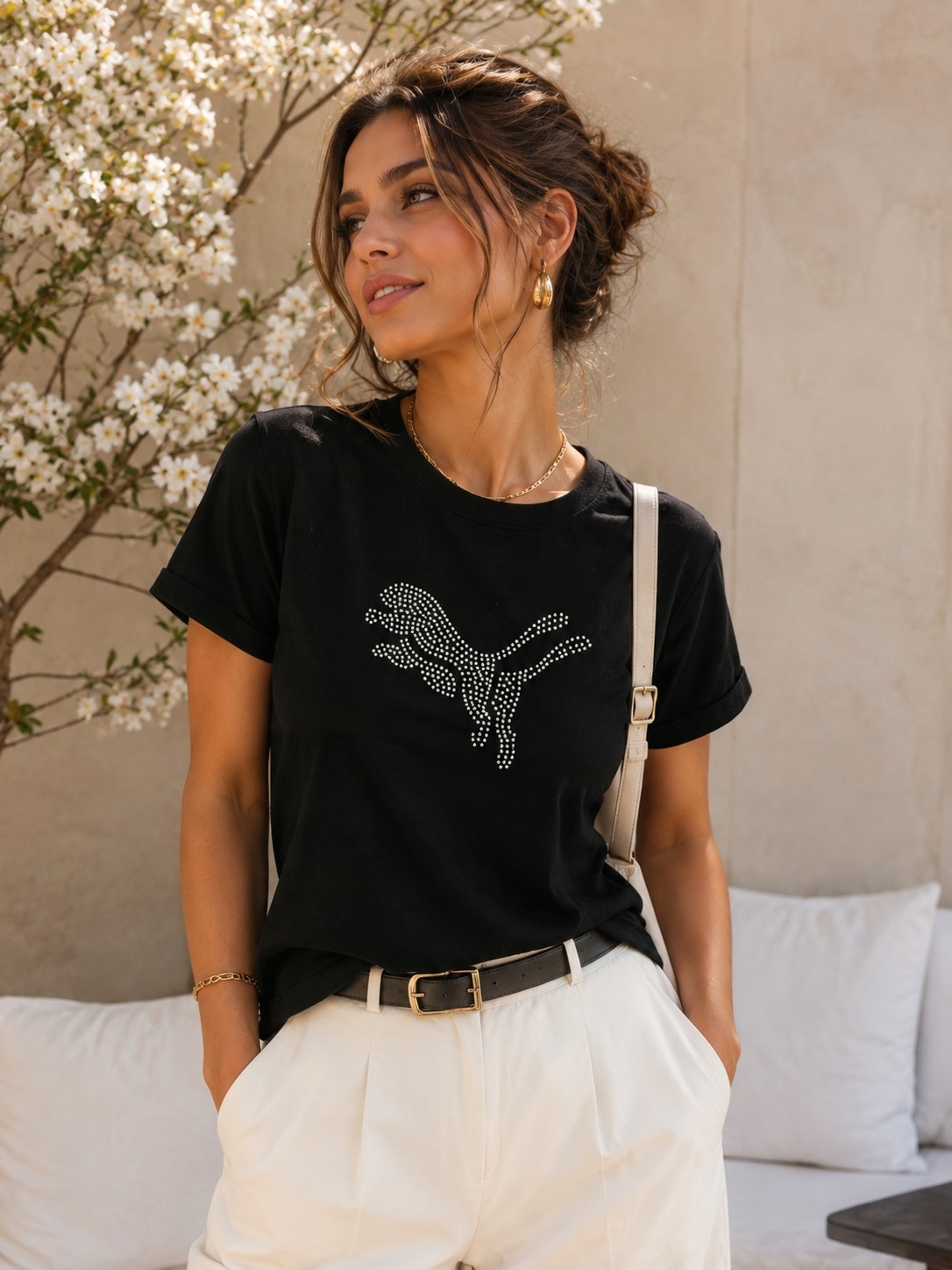 Remeras Dama Premium con Stras - Imagen 3