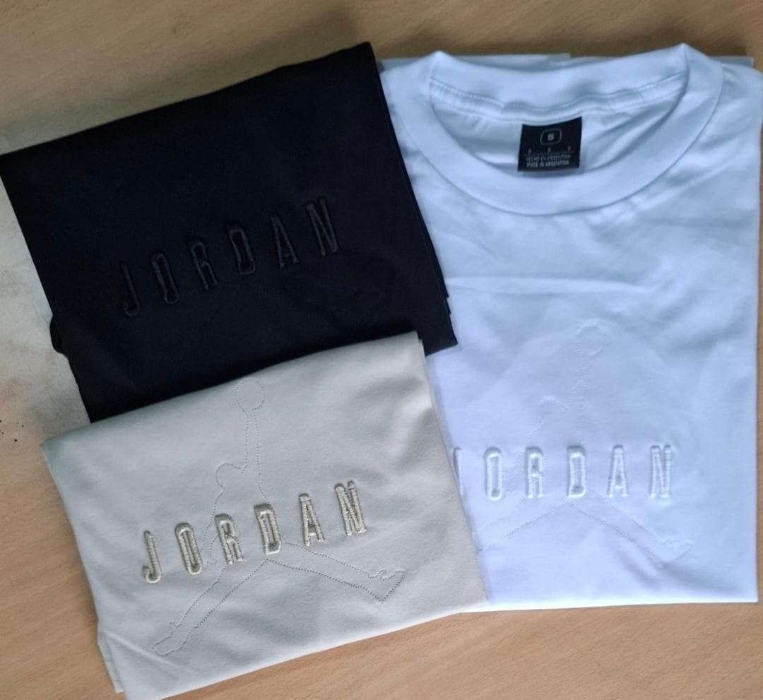 Remera Bordado 3d Hombre Jordan - Imagen 2