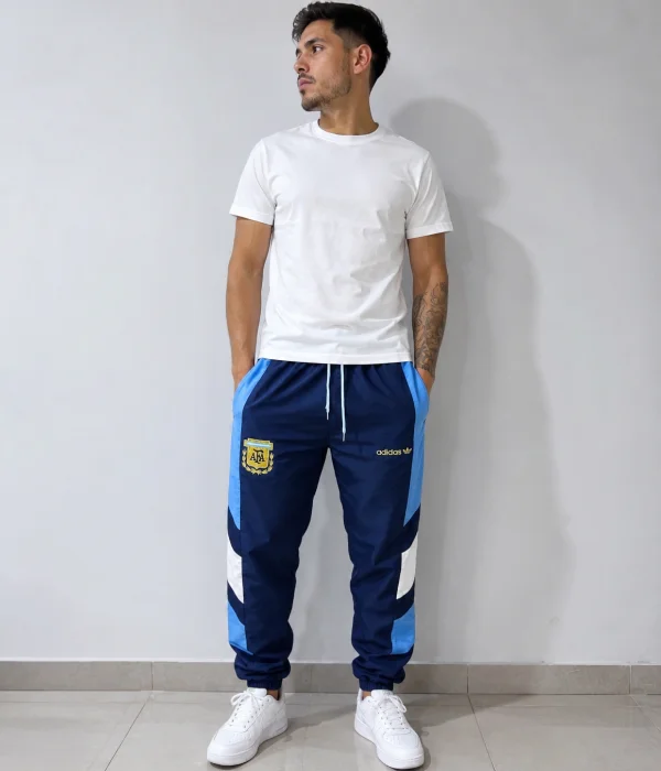 Pantalón Rompeviento  Eqt  Logos Bordados Premium