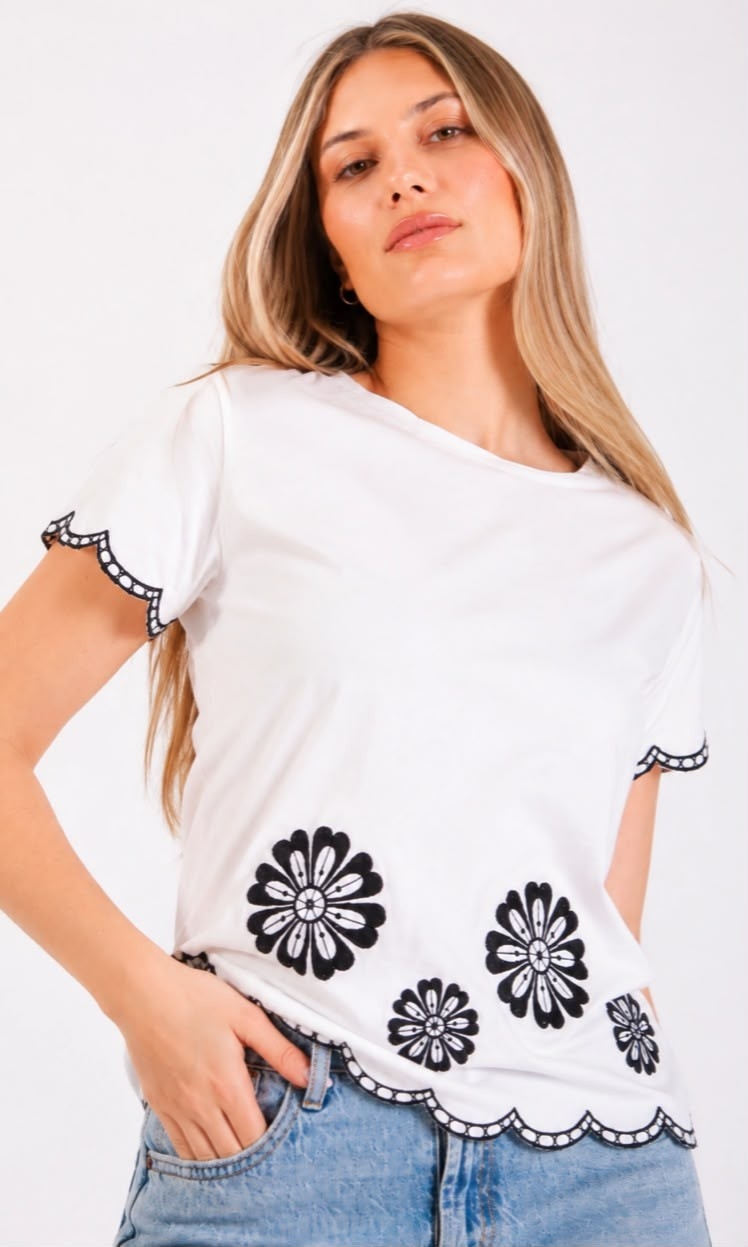 Remera Bordada Importada - Imagen 2