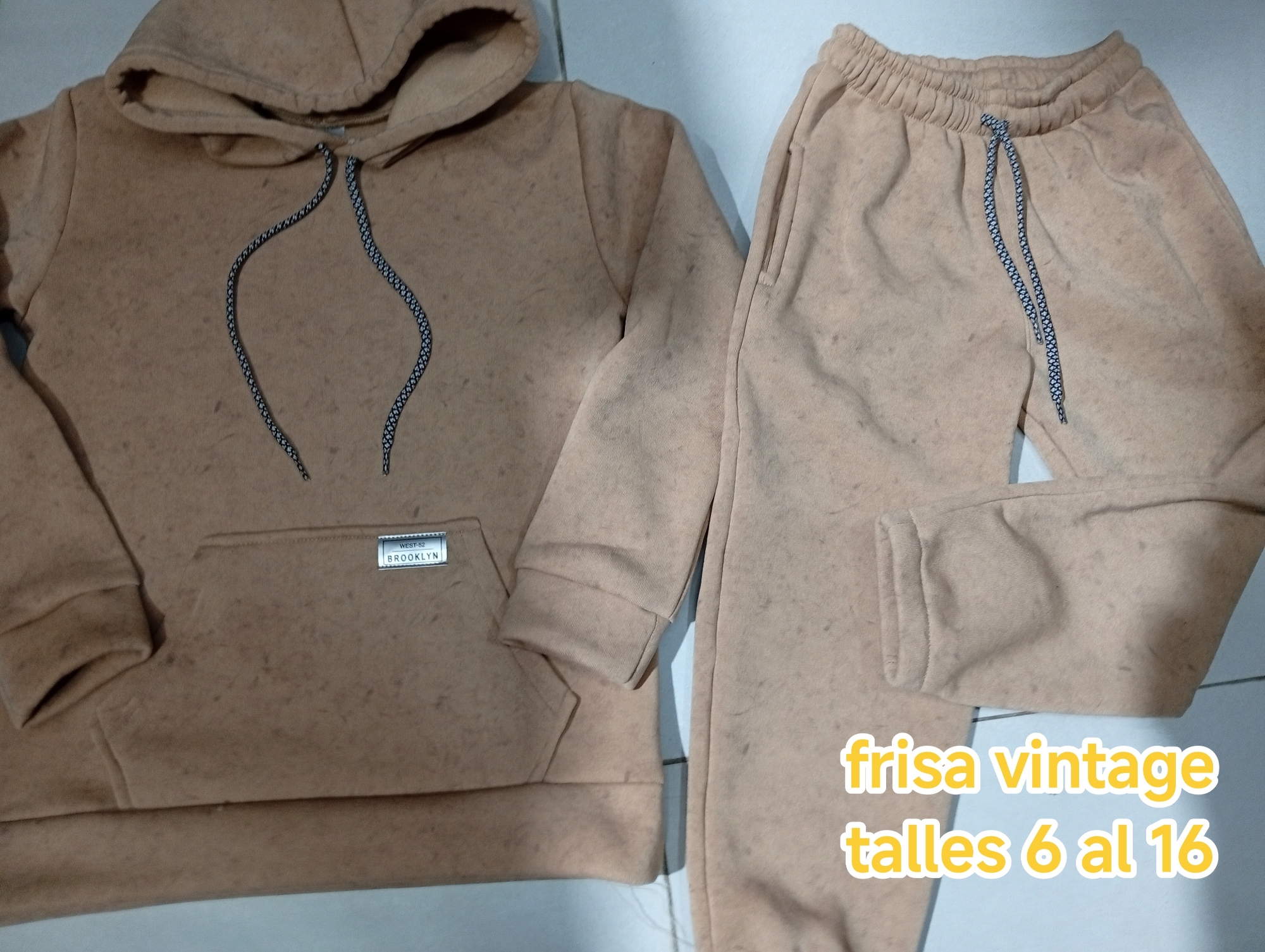 Conjuntos de Frisa Vintage Súper Calentitos - Imagen 2