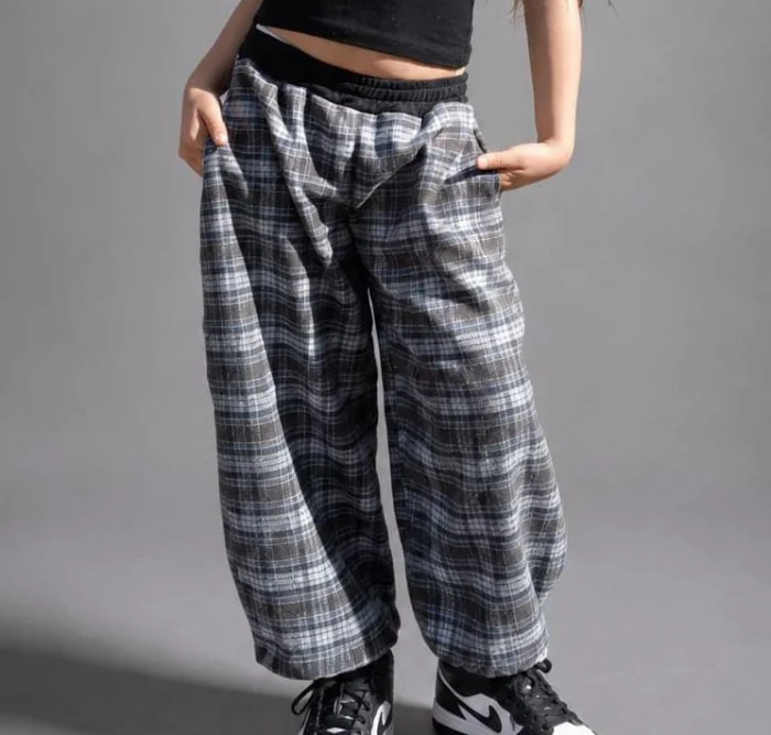 Pantalón Baggy Escocés