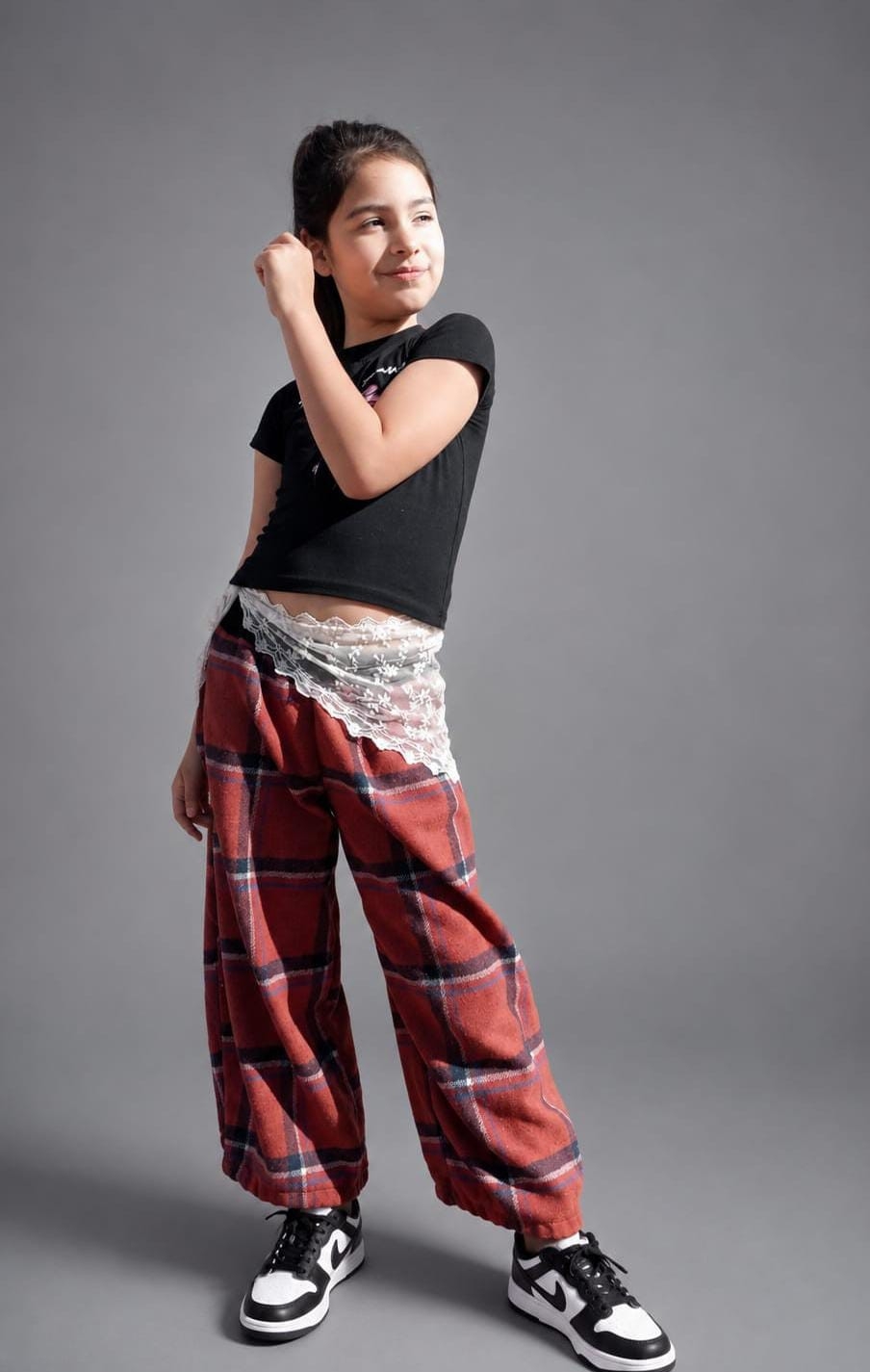 Pantalón Baggy Escocés - Imagen 3