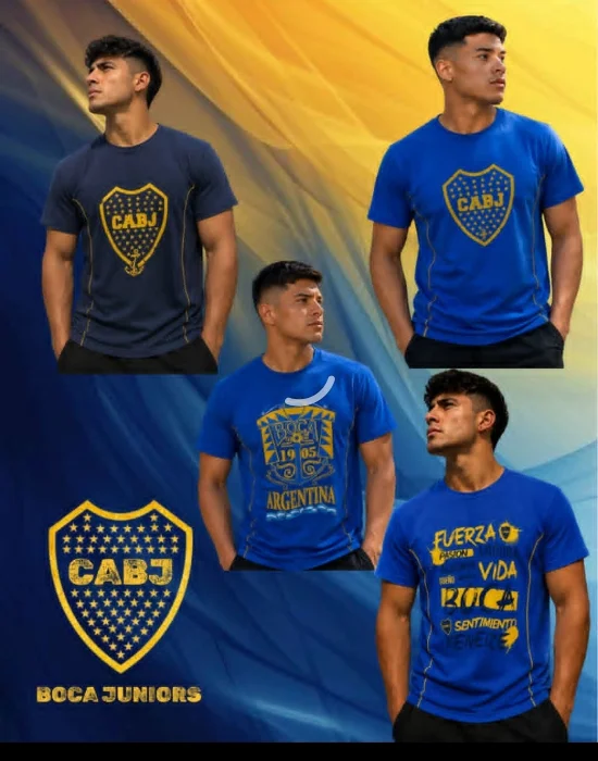 Remera Boca River Algodón