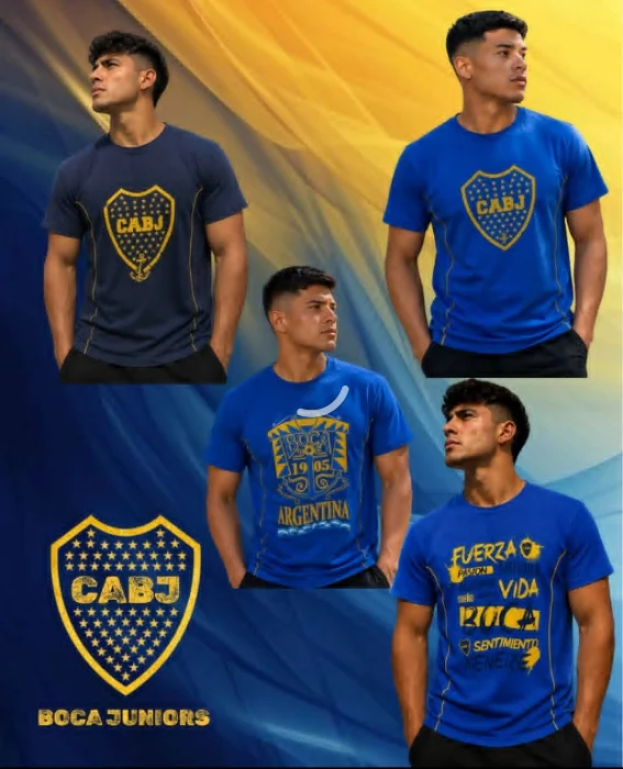 Remera Boca River Algodón