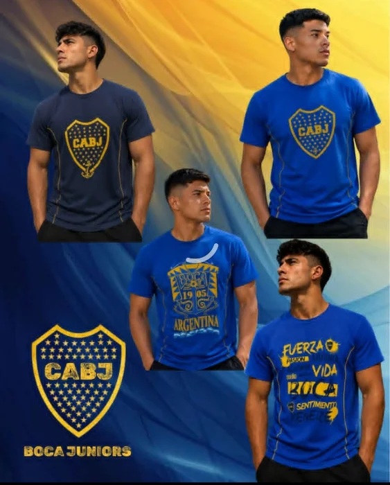 Remera Boca River Algodón