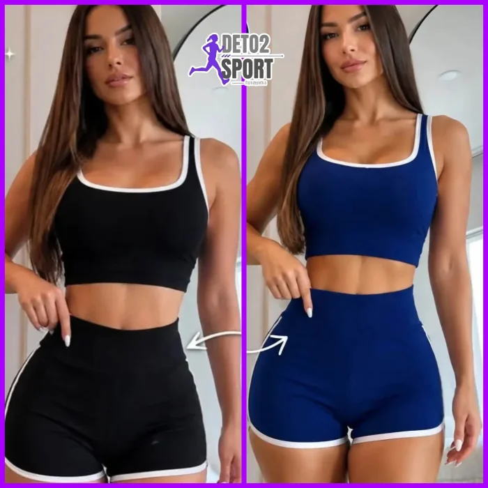 Set sin Frunce Mini Short+musculosa