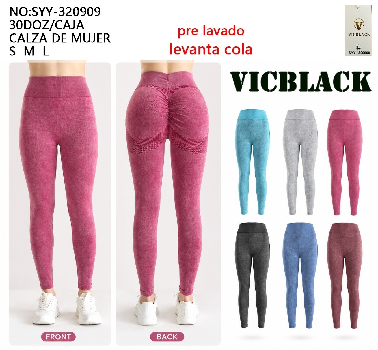 Calza Prelavada Pushup - Imagen 9