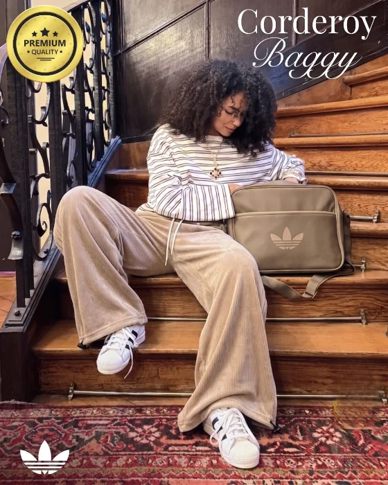Pantalon Baggy Adi Corderoy Plush Premium