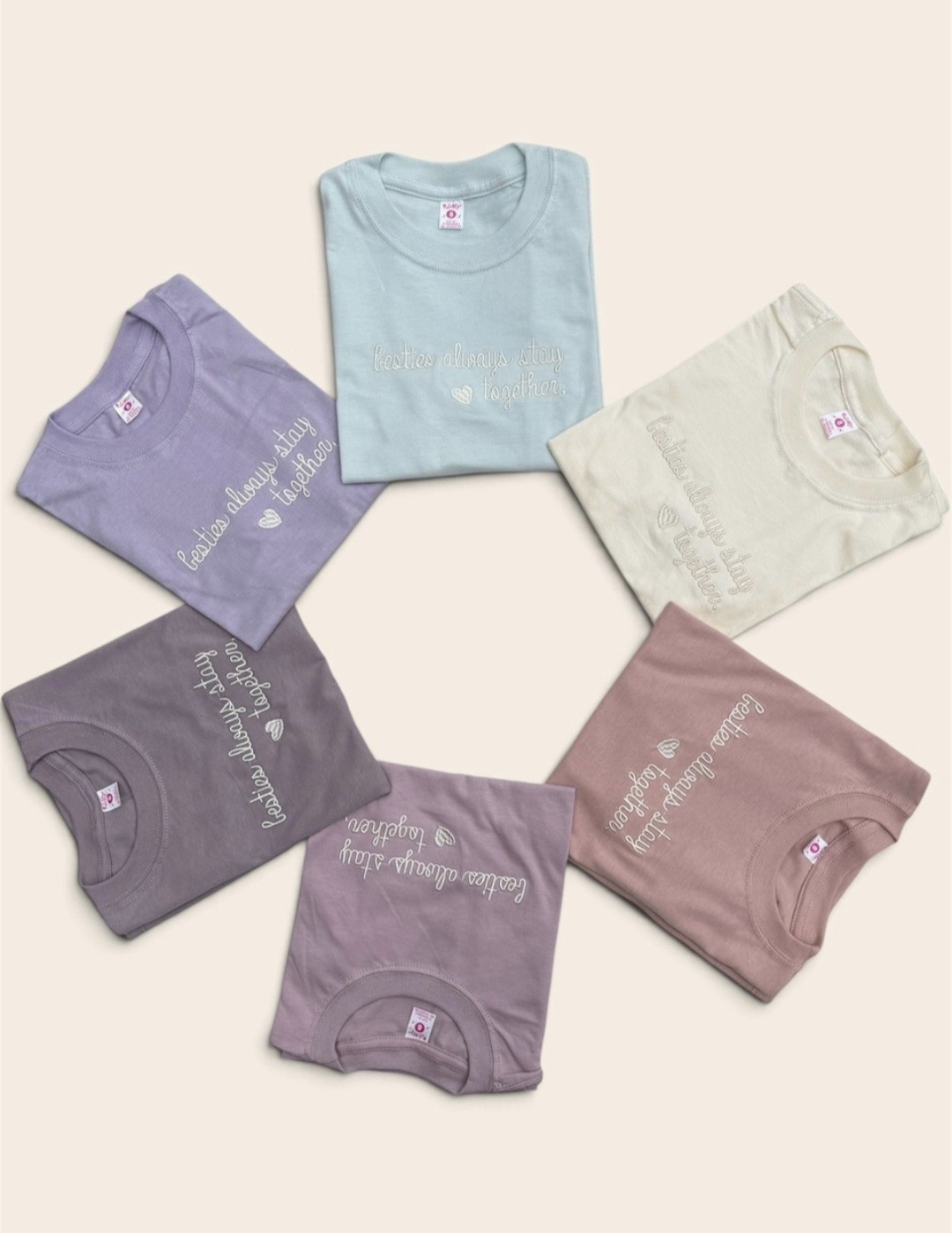 Remera Oversize Algodón Peinado Nena Corazón - Imagen 2