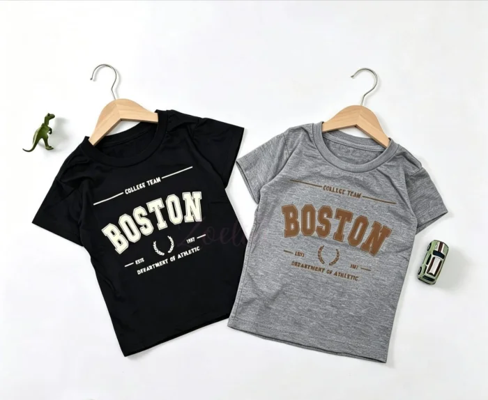 Remera con Relieve en la Estampa Algodón Peinado Premium